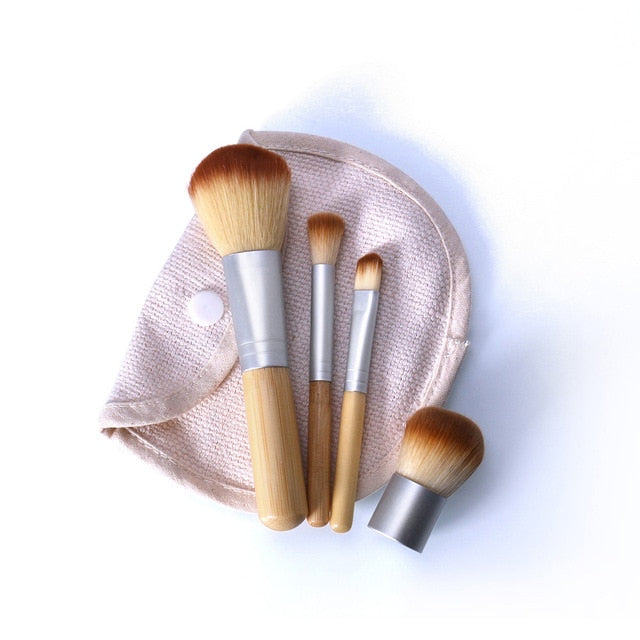 4PCS Bamboo Make-up Brushes