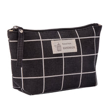 Load image into Gallery viewer, Plaid Travel Cosmetic Bag