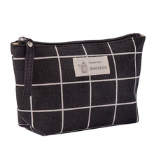Load image into Gallery viewer, Plaid Travel Cosmetic Bag