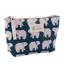 Load image into Gallery viewer, Plaid Travel Cosmetic Bag