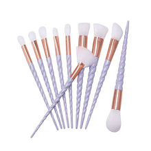 Load image into Gallery viewer, 10pcs Unicorn Makeup Brushes