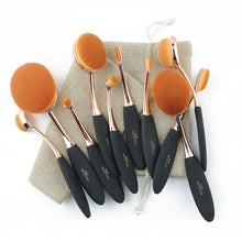 Load image into Gallery viewer, Anmor 10 pcs Cosmetic Makeup Brushes