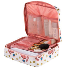 Load image into Gallery viewer, Zipper Man - Women Makeup Nylon Cosmetic Bag