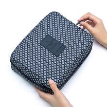 Load image into Gallery viewer, Zipper Man - Women Makeup Nylon Cosmetic Bag