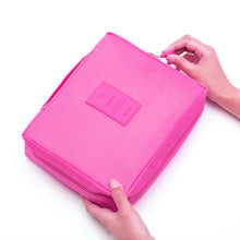 Load image into Gallery viewer, Zipper Man - Women Makeup Nylon Cosmetic Bag