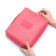 Load image into Gallery viewer, Zipper Man - Women Makeup Nylon Cosmetic Bag