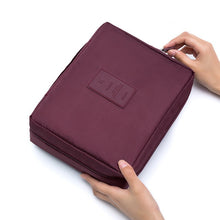 Load image into Gallery viewer, Zipper Man - Women Makeup Nylon Cosmetic Bag